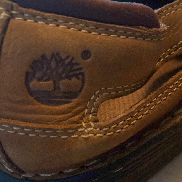 Timberland Men’s Brown Leather Slip On Shoe-Size 9.5 - Picture 6 of 10